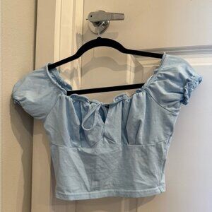 Light Blue Women's Top